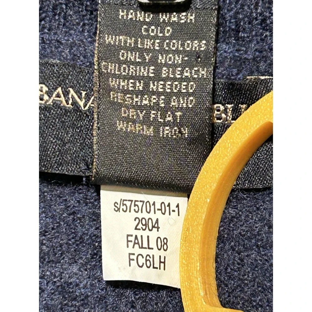 Banana Republic Merino Wool Blue Sweater Vest Men's Size Medium